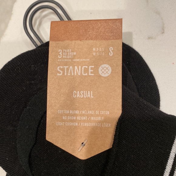 STANCE True No Show Socks 3 Pack Casual Light Cushion - Picture 2 of 4